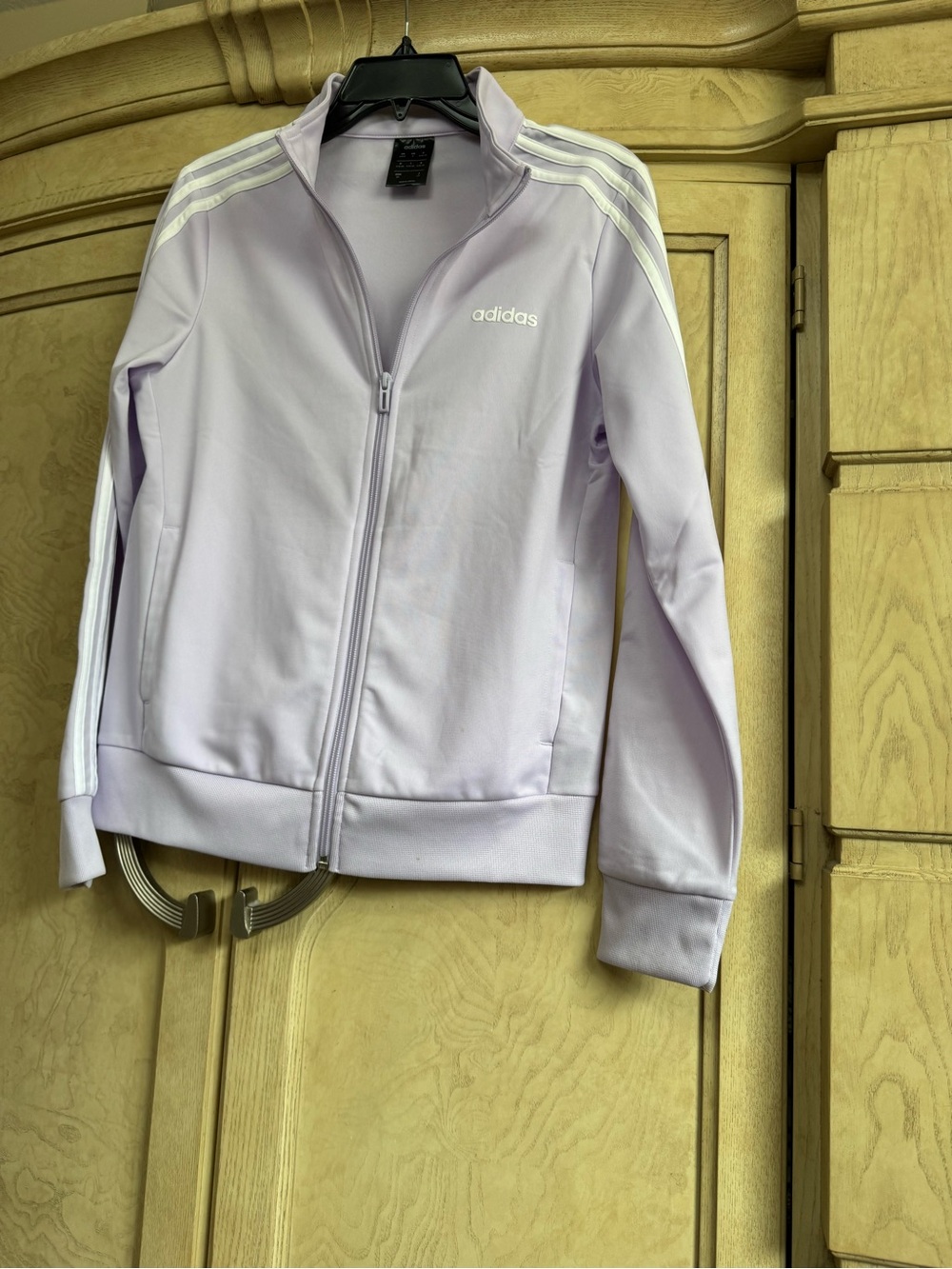 adidas Lavender/Pastel Purple Jacket with White Logo Tag
